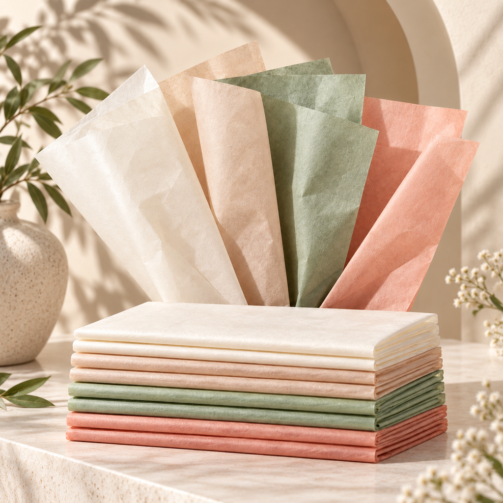 Soft Pastel Gift Wrapping Tissue Paper
