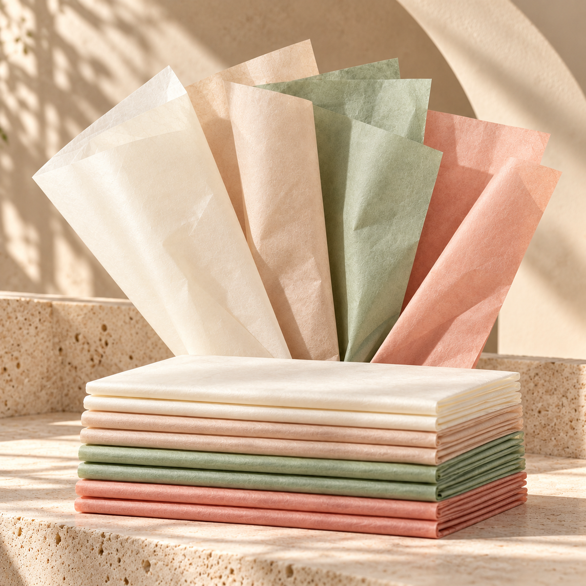 Soft Pastel Gift Wrapping Tissue Paper