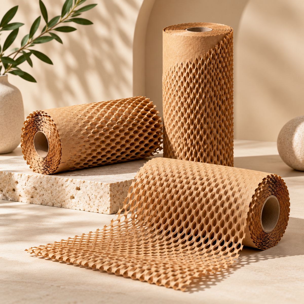 Eco-Friendly Honeycomb Kraft Wrapping Paper