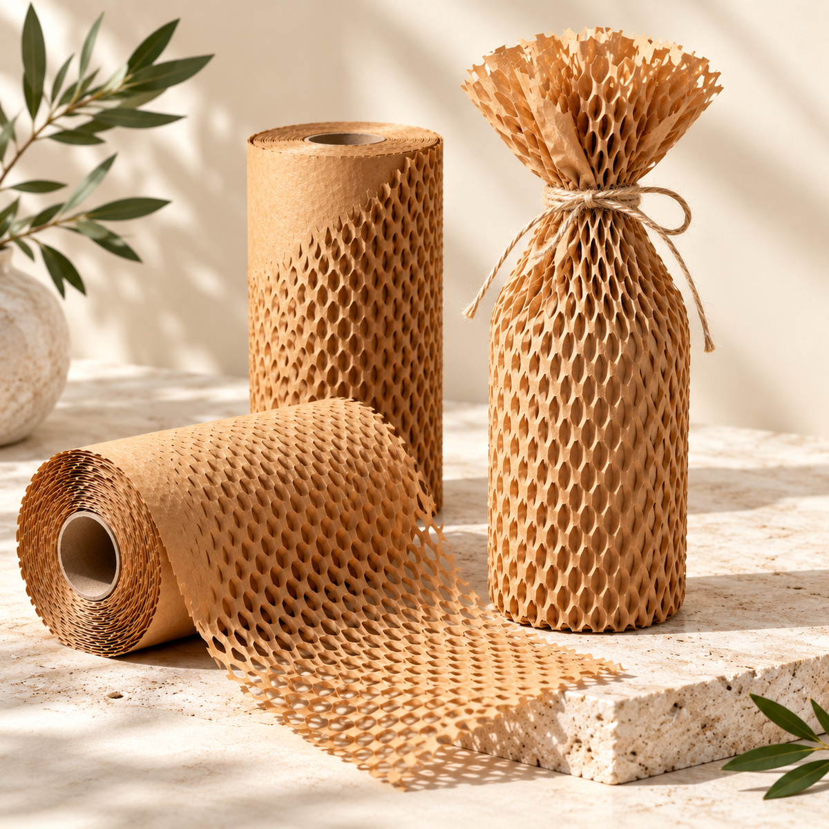 Eco-Friendly Honeycomb Kraft Wrapping Paper