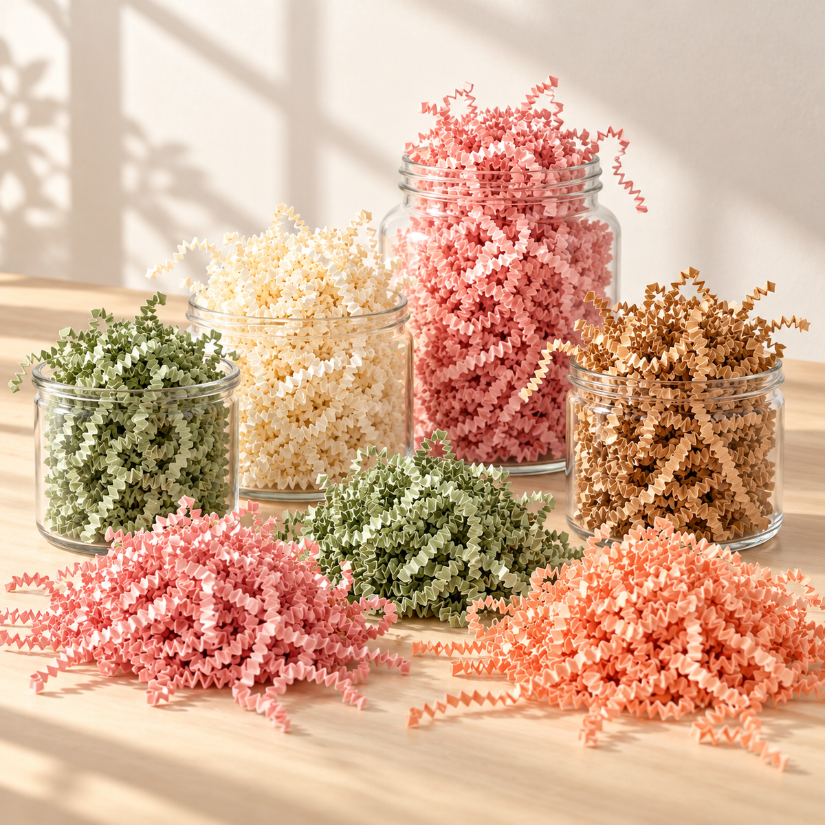 Colorful Crinkle Paper Gift Box Filler