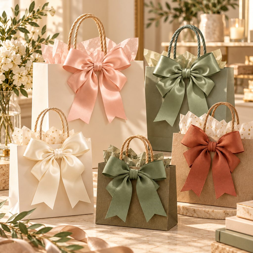 Elegant Pre-Tied Gift Bows