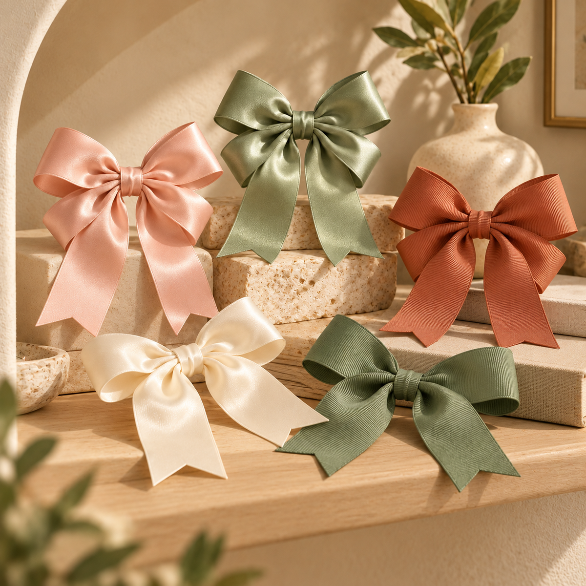 Elegant Pre-Tied Gift Bows